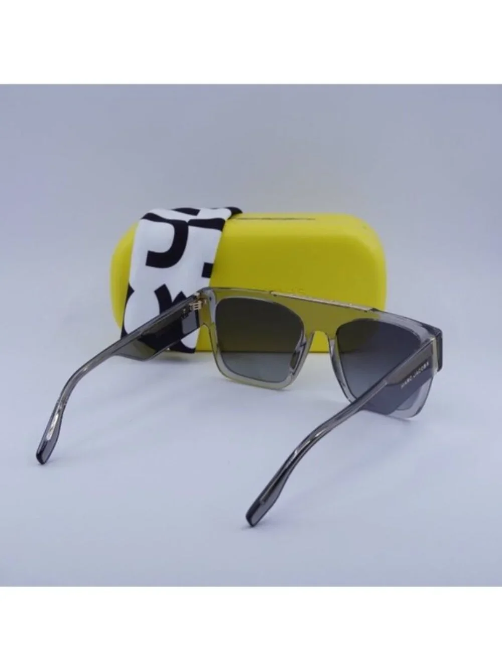 Marc Jacobs MARC 757/S 0KB7 9O Sunglasses Grey Square Frame, Grey Lenses